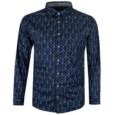 BACKBAY LACE DIAMOND L/S SHIRT-sale clearance-BIGGUY.COM.AU
