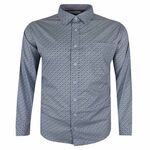 BACKBAY LACE SWIRL L/S SHIRT-shirts casual & business-BIGGUY.COM.AU