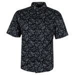 KAM DETAILED SKULL S/S SHIRT-shirts casual & business-BIGGUY.COM.AU