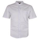 KAM PLAIN BUTTON-DOWN S/S SHIRT-new arrivals-BIGGUY.COM.AU