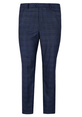 OLIVER 33217-17  CHECK SUIT TROUSER-sale clearance-BIGGUY.COM.AU
