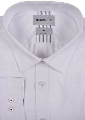 BROOKSFIELD TEXTURED L/S SHIRT -sale clearance-BIGGUY.COM.AU