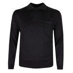 ANSETT BUTTON COLLAR PULLOVER-new arrivals-BIGGUY.COM.AU