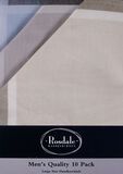 ROSDALE QUALITY 10 PK HANDKERCHIEFS-accessories-BIGGUY.COM.AU
