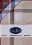 ROSDALE BUDGET 10PK HANDKERCHIEFS -accessories-BIGGUY.COM.AU