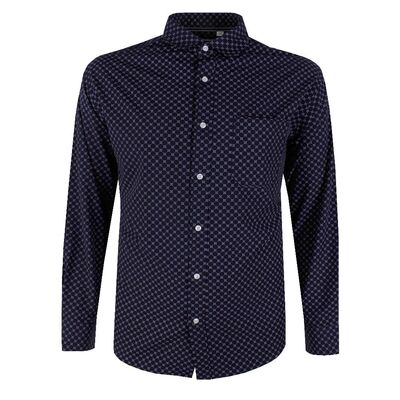 BACKBAY FLORAL LACE L/S SHIRT-sale clearance-BIGGUY.COM.AU