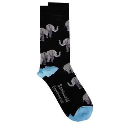 BAMBOOZLD ELEPHANT BAMBOO SOCKS 11 -14-socks-BIGGUY.COM.AU
