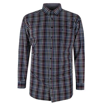 CASA MODA BILLY CHECK L/S SHIRT-sale clearance-BIGGUY.COM.AU