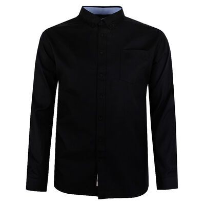 DUKE RICHARD OXFORD L/S SHIRT-sale clearance-BIGGUY.COM.AU