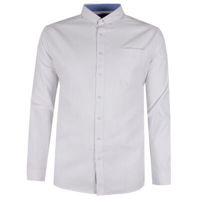 DUKE RICHARD OXFORD L/S SHIRT-sale clearance-BIGGUY.COM.AU