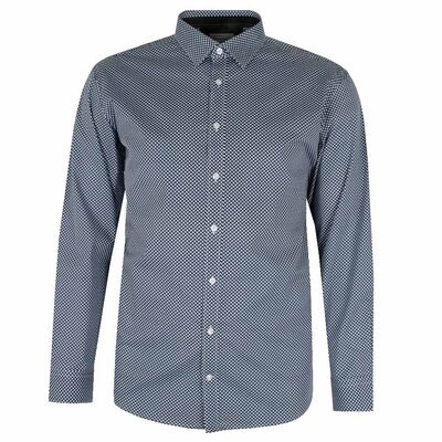 BROOKSFIELD RETRO-BRICK L/S BUSINESS SHIRT-sale clearance-BIGGUY.COM.AU