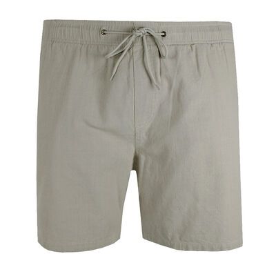 ATLAS LINEN BLEND ELASTIC WAIST SHORT-sale clearance-BIGGUY.COM.AU