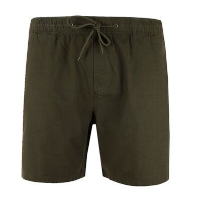 ATLAS LINEN BLEND ELASTIC WAIST SHORT-sale clearance-BIGGUY.COM.AU