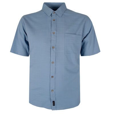 CIPOLLINI SLUB BAMBOO S/S SHIRT-shirts casual & business-BIGGUY.COM.AU