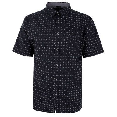 KAM TRIANGLE DIA GEO S/S SHIRT-sale clearance-BIGGUY.COM.AU