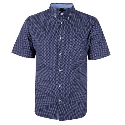KAM DOUBLE DIAMOND GEO S/S SHIRT-sale clearance-BIGGUY.COM.AU