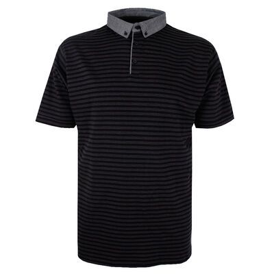 KAM CHAMBRAY COLLAR POLO-sale clearance-BIGGUY.COM.AU
