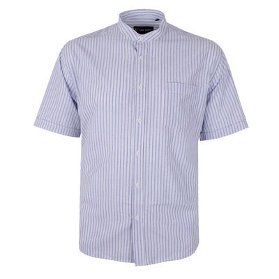 KAM POCKET NERO COLLAR S/S SHIRT-sale clearance-BIGGUY.COM.AU