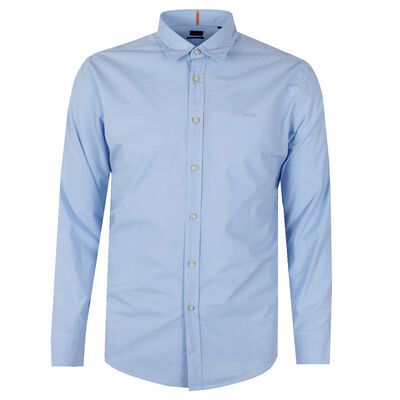 HUGO BOSS RELEGANT PLAIN L/S SHIRT-shirts casual & business-BIGGUY.COM.AU