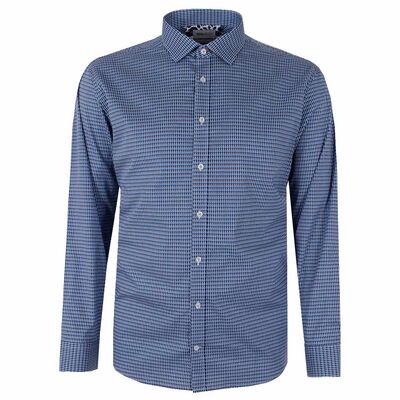 BROOKSFIELD 24 TRI L/S BUSINESS SHIRT-sale clearance-BIGGUY.COM.AU