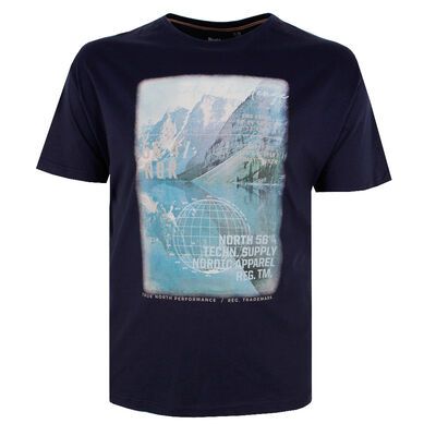 NORTH 56° NORDIC MOUNTAIN T-SHIRT-sale clearance-BIGGUY.COM.AU