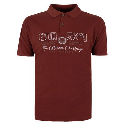NORTH 56° CHALLENGE PIQUE POLO-sale clearance-BIGGUY.COM.AU
