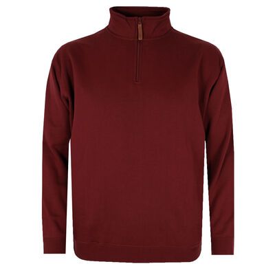 PILBARA ¼ ZIP PULLOVER-fleecy tops & hoodies-BIGGUY.COM.AU