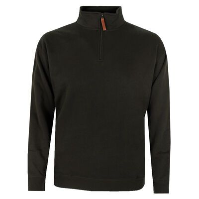 PILBARA ¼ ZIP PULLOVER-fleecy tops & hoodies-BIGGUY.COM.AU