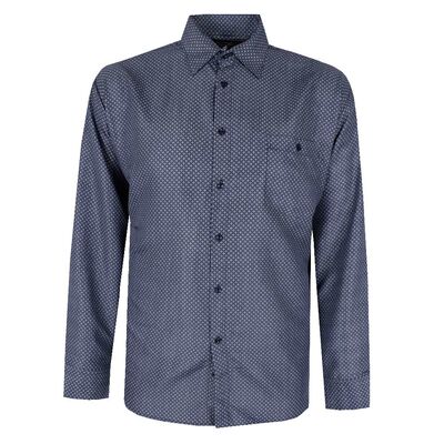 CIPOLLINI 41 SQUARE DIAMOND L/S SHIRT-shirts casual & business-BIGGUY.COM.AU