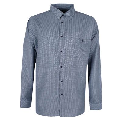 CIPOLLINI 746 GEO L/S SHIRT-shirts casual & business-BIGGUY.COM.AU