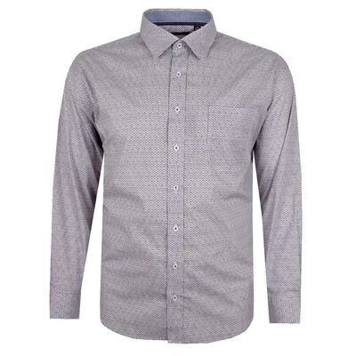 BACKBAY DANCING DIAMONDS L/S SHIRT -sale clearance-BIGGUY.COM.AU