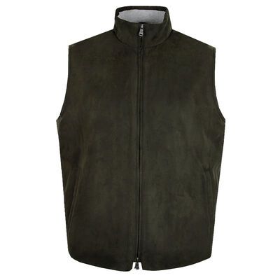 GAZMAN ROBERT SUEDE VEST-sale clearance-BIGGUY.COM.AU