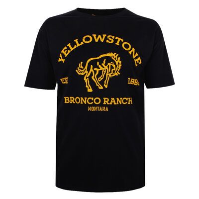 BRONCO YELLOWSTONE T-SHIRT-tshirts & tank tops-BIGGUY.COM.AU