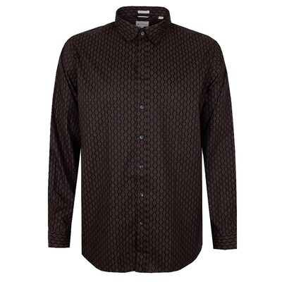 BEN SHERMAN LINER GEO S/S SHIRT-shirts casual & business-BIGGUY.COM.AU