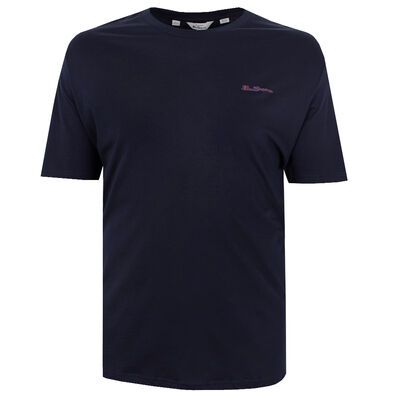 BEN SHERMAN SILICONE BADGE T-SHIRT-tshirts & tank tops-BIGGUY.COM.AU