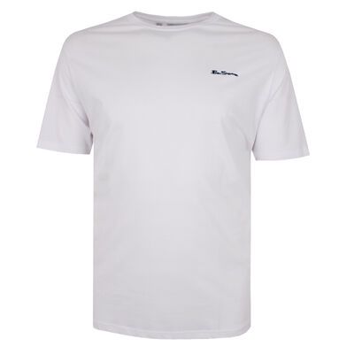BEN SHERMAN SILICONE BADGE T-SHIRT-tshirts & tank tops-BIGGUY.COM.AU