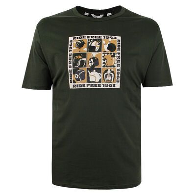 BEN SHERMAN TRIPPY HELMETS T-SHIRT-tshirts & tank tops-BIGGUY.COM.AU