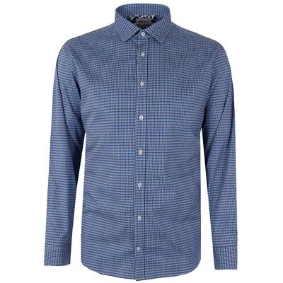 BROOKSFIELD 24 TRI TALL L/S BUSINESS SHIRT-tall range-BIGGUY.COM.AU