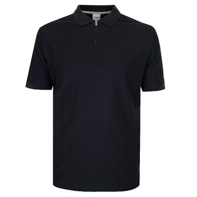 JACK & JONES TEX ZIP POLO -shirts-BIGGUY.COM.AU
