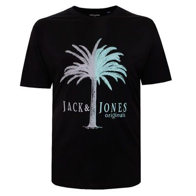 JACK & JONES GRADIENT PALM T-SHIRT-sale clearance-BIGGUY.COM.AU