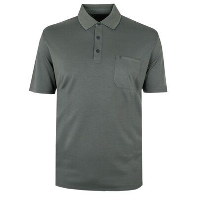 CASA MODA BIRDSEYE POLO-polos-BIGGUY.COM.AU