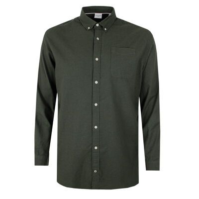 JACK & JONES OXFORD L/S SHIRT-shirts casual & business-BIGGUY.COM.AU