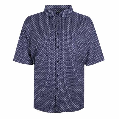 CIPOLLINI 81 GEO S/S SHIRT-shirts casual & business-BIGGUY.COM.AU