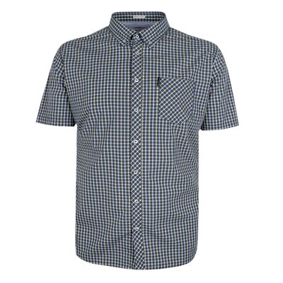 BEN SHERMAN HOUSE CHECK S/S SHIRT-shirts casual & business-BIGGUY.COM.AU