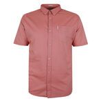 BEN SHERMAN SIGNATURE OXFORD S/S SHIRT-new arrivals-BIGGUY.COM.AU