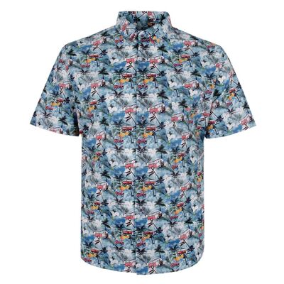 DARIO BELTRAN UMBRETE KOMBI S/S SHIRT-shirts casual & business-BIGGUY.COM.AU