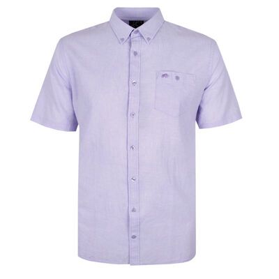 RAGING BULL CASUAL LINEN BLEND S/S SHIRT-sale clearance-BIGGUY.COM.AU