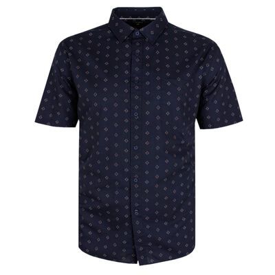 GAZMAN GEO 039 S/S SHIRT-shirts casual & business-BIGGUY.COM.AU