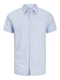 JACK & JONES PLAIN LINEN MIX S/S SHIRT-new arrivals-BIGGUY.COM.AU