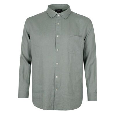 GAZMAN 250 FRENCH LINEN L/S SHIRT-shirts casual & business-BIGGUY.COM.AU